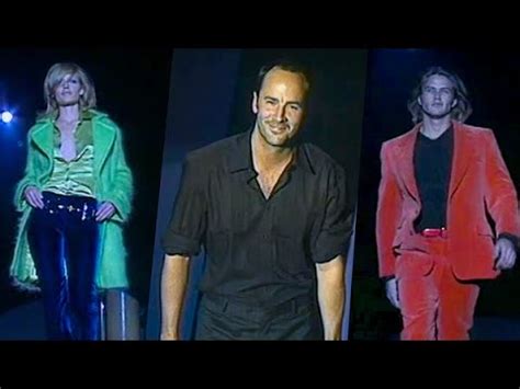 Who is this man in the 1995 Gucci Tom Ford show : 